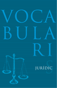 Vocabulari jur&iacute;dic | AVL - Acad&egrave;mia Valenciana de la Llengua