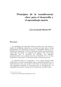PRINCIPIOS DE LA TRANSFERENCIA