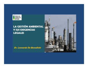 la gestión ambiental y sus exigencias legales