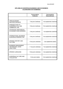 diploma in european business and economics calendario de