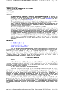 Page 1 of 11 TRIBUNAL ECONÓMICO