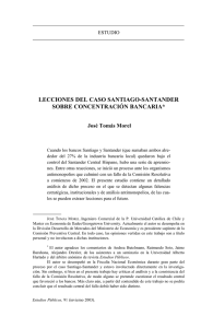 lecciones del caso santiago-santander sobre concentración