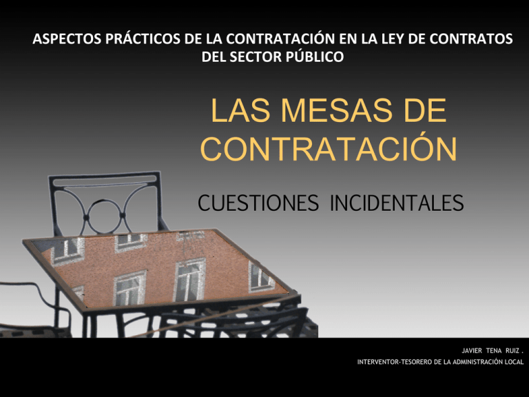 Mesas De Contratación