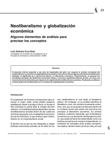 CA Neoliberalismo y globalización económica