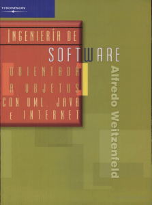 Ingeniería de software orientada a objetos con UML, Java e Internet