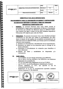 DIRECTIVA N° 064—2015—CETICOS-PAITA Elaborado por ` 0A.L. 1