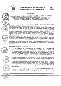 gobierno regional cajamarca —, gerencia sub regional chota