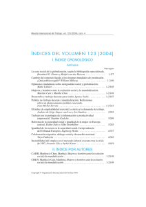 índices del volumen 123 (2004)