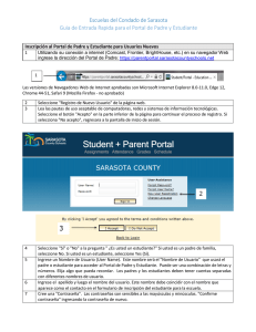 Escuelas del Condado de Sarasota Guia de Entrada Rapida para el