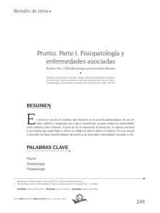 Prurito. Parte I. Fisiopatología y enfermedades asociadas