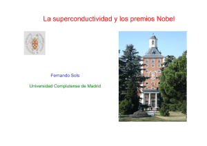 La superconductividad y los premios Nobel