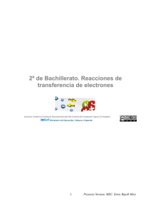 2º de Bachillerato. Reacciones de transferencia de electrones