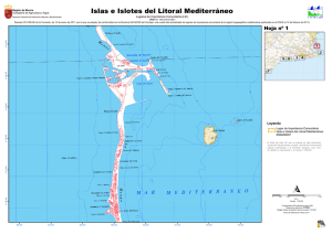 LIC ES620007 Islas e islotes del litoral mediterráneo. Hojas A3