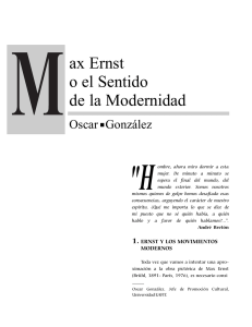 Max Ernst o el sentido de la modernidad