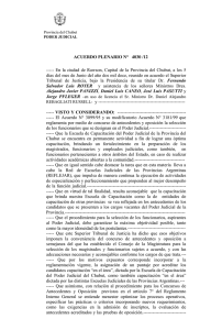 Acuerdo Plenario N° 4030/12 - Poder Judicial de la Provincia del