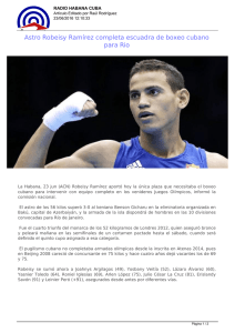 Astro Robeisy Ramírez completa escuadra de boxeo cubano para Rio