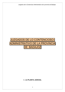 juzgados de lo contencioso- administrativo de la