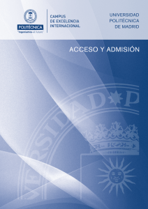 admisión - Universidad Politécnica de Madrid
