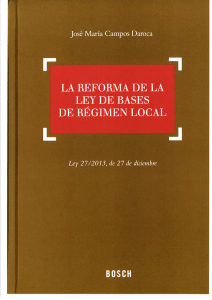 La reforma de la Ley de Bases de