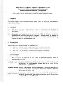 NCH Eléctrica 10_84 - Superintendencia de Electricidad y