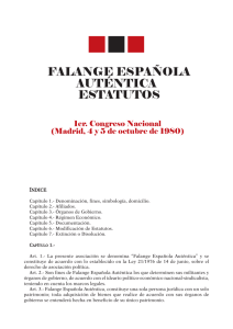 Estatutos de Falange Española Auténtica