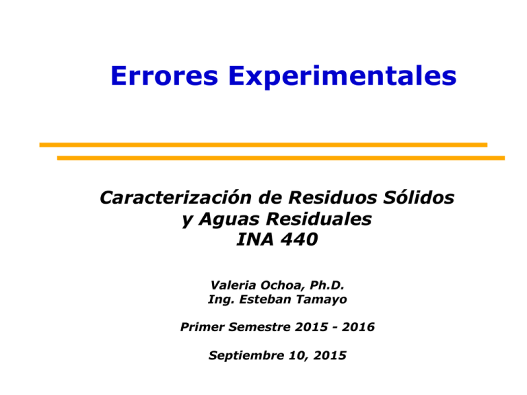 error experimental bioquimica