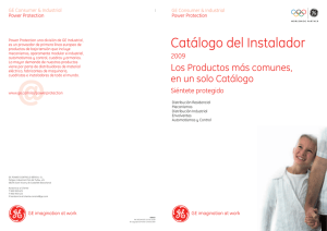 Catálogo del Instalador - Almacenes Eléctricos Madrileños
