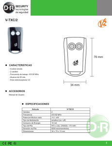 V-TXC/2 - DR Security