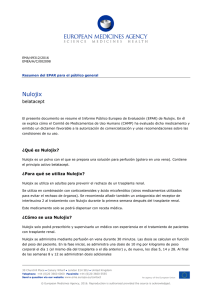 Nulojix, INN-belatacept - European Medicines Agency