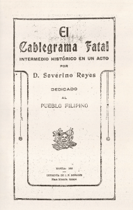 pdf El cablegrama fatal : intermedio histórico / escrito por Severino
