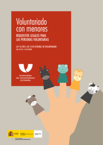 Voluntariado con menores - Plataforma del Voluntariado de España