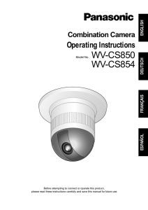 WV-CS854 - CCTV Center