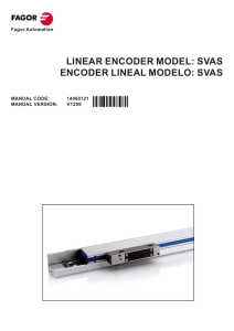 SVAS linear encoder manual