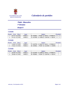 Competición interna - Universidad de León