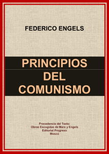principios del comunismo