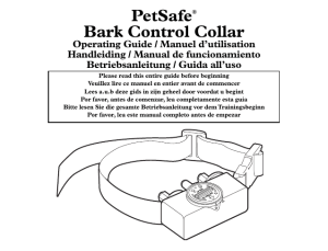 PetSafe® Bark Control Collar