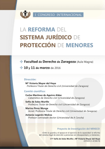 congreso-reforma-menores - Facultad de Derecho