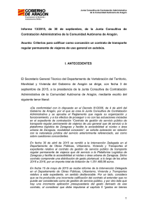 Informe 13/2015 - Gobierno de Aragón