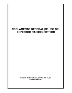 Republica Dominicana Reglamento Uso del Espacio Radioelectrico