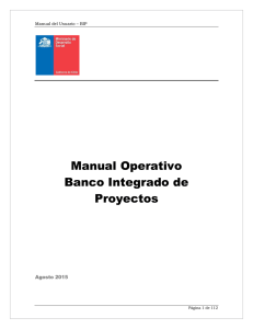 Manual - Banco Integrado Proyectos