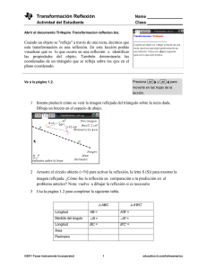 Transformación Reflexión