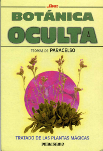Paracelso- Botánica Oculta