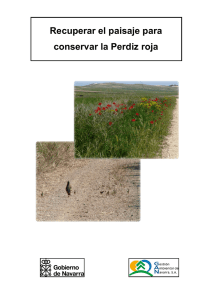 2012 Recuperar el paisaje para conservar la Perdiz roja