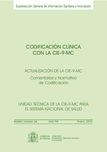 codificación clínica con la cie-9-mc