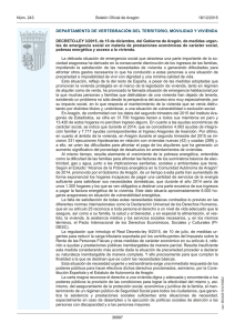 DECRETO-LEY 3/2015, de 15 de diciembre, del Gobierno de