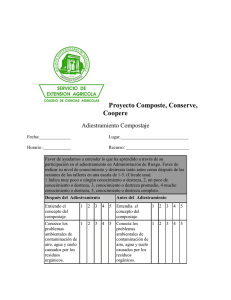 Proyecto Composte, Conserve, Coopere