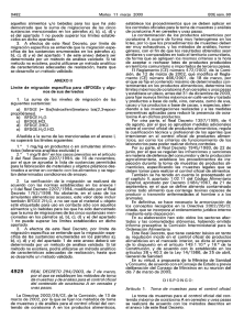 sustancias mencionadas en los párrafos a), b), c), d) y