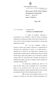 Poder Judicial de la Nación Sala I, causa n° 49.342 “Uberti, Claudio