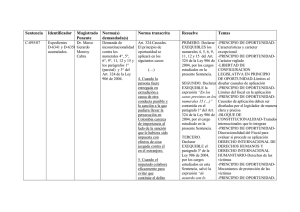 Sentencia Identificador Magistrado Ponente Norma(s) demandada(s