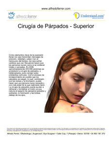 Cirugía de Párpados - Superior - Clínica Oftalmológica Alfredo Ferrer